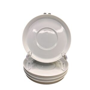 Thomas Germany Rosenthal TC100 White Saucer Underplate for Cream Soup Bowl set 4